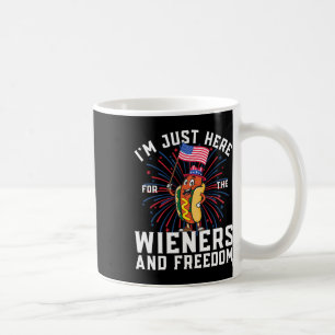 Caneca De Café Só estou aqui para os saltadores e a liberdade, En