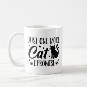 Caneca De Café Só Mais Um Gato Que Prometo