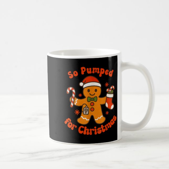 Caneca De Café So Pumped For Christmas Gingerbread Diabetic Aware (Direita)