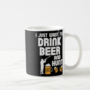 Caneca De Café Só Quero Caçar Veado Engraçado Caçador Pai Avô