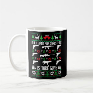 Caneca De Café Só Quero Mais Guns Colecionadores Caçando Chr Feio