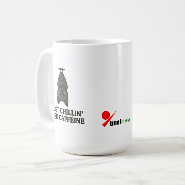 Caneca De Café Só Relaxando (Frente Esquerda)