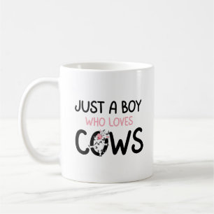 Caneca De Café Só um rapaz que ama vacas, Fazenda de vaca