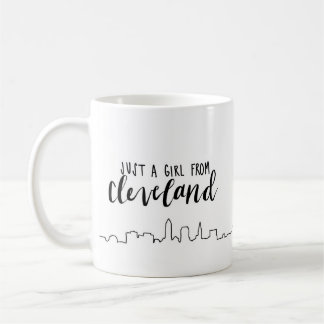 Caneca De Café Só uma garota de Cleveland