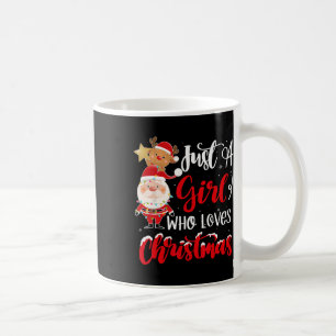 Caneca De Café Só Uma Garota Que Adora Design De Divertimento De