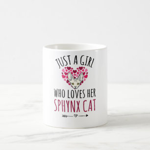 Caneca De Café Só Uma Garota Que Ama O Presente Do Pão De Gato De