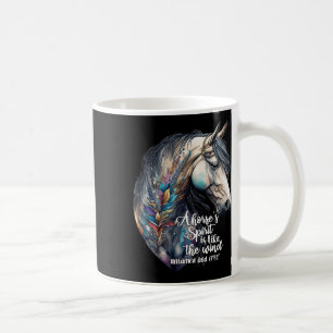 Caneca De Café Só Uma Menina Que Ama Cavalos Co. Mulher Negra Boh