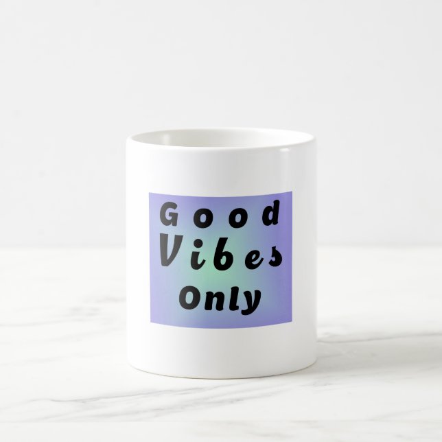 Caneca De Café Só Vibrações Boas (Centro)