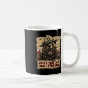 Caneca De Café Só Você Pode Combater A Tirania - Defender A Democ