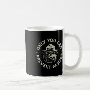 Caneca De Café Só Você Pode Impedir Que O Urso Fascismo Resista A