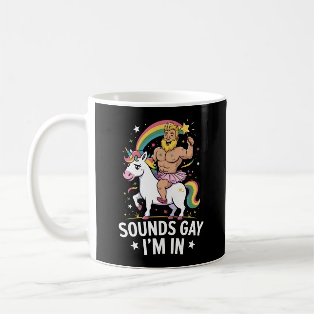 Caneca De Café Soa Gay Im In (Esquerda)