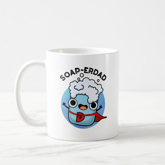 Caneca De Café Soap-erdad Pai de sabão engraçado (Esquerda)