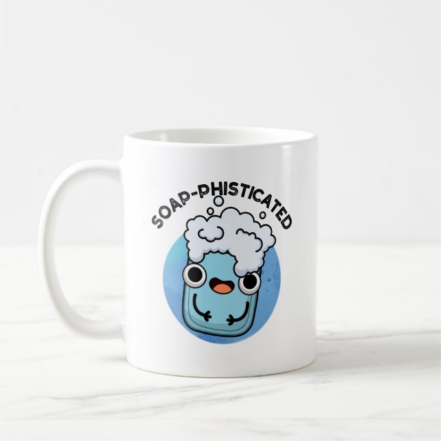 Caneca De Café Soap-Pun Engraçado Físico-Sabonete (Esquerda)
