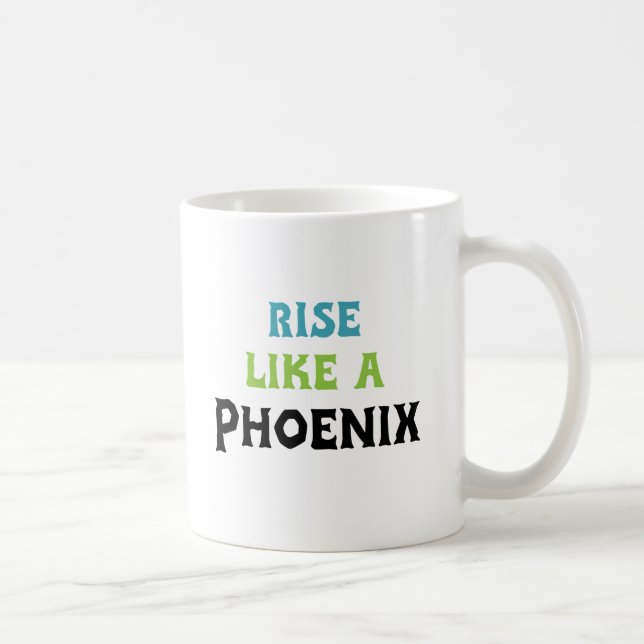 Caneca De Café Sobe como uma Phoenix (Direita)