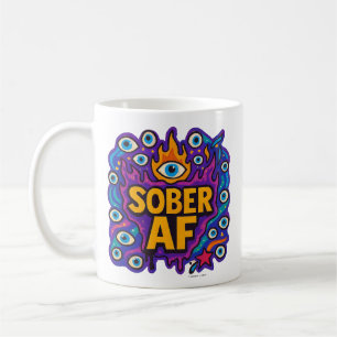 Caneca De Café Sober AF -