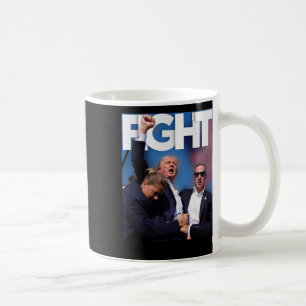 Caneca De Café Sobre A Luta Contra O Trump Pela América Trump Inv