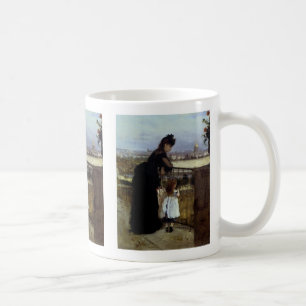 Caneca De Café Sobre a sacada de Berthe Morisot Coffee Mug