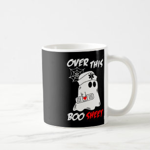 Caneca De Café Sobre Esta Enfermeira Fantasma De Boo Sheet