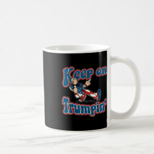 Caneca De Café Sobre Trumpin Trump Para O Presidente 2024 Dos Eua
