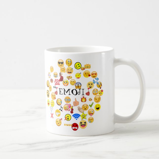 Caneca De Café sobrecarga do emoji (Direita)