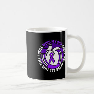 Caneca De Café Sobredosagem de Fita Roxa Sensibilização Miss Meu