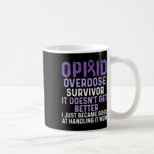Caneca De Café Sobredosagem de opióides Sobrevivência do Guerreir