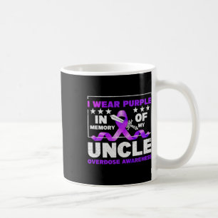 Caneca De Café Sobredosagem Roxa Fita Sobredosagem Mês Figurino U
