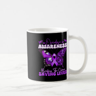 Caneca De Café Sobredosagem Roxo Fita Sup