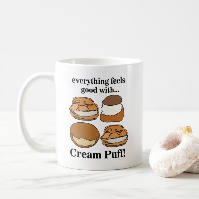 Caneca De Café Sobremesa Comida de Caramelo  (Com Donut)