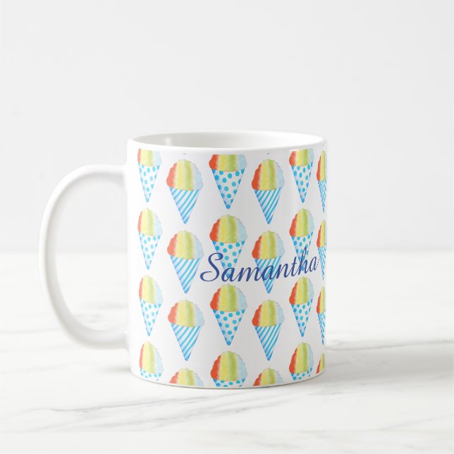 Caneca De Café Sobremesa de Cone Frio Colorida (Esquerda)