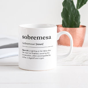 Caneca De Café Sobremesa Definição Palavras em espanhol Vocabulár