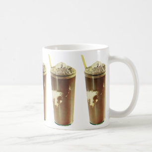 Caneca De Café Sobremesa Vintage, Milkshake de Chocolate e Creme 