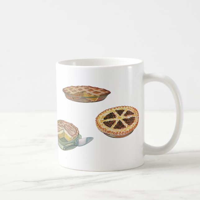 Caneca De Café Sobremesas Antigas, Tortas de Ação de Graças, Abób (Direita)