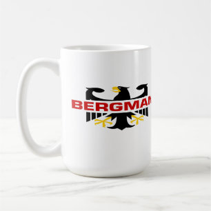 Caneca De Café Sobrenome de Bergman