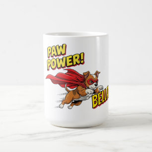 Caneca De Café Sobrenome de Energia de Pata Personalizável