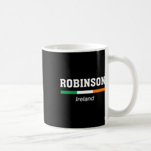 Caneca De Café Sobrenome Irlandês Robinson Dia de São Patrício Ir