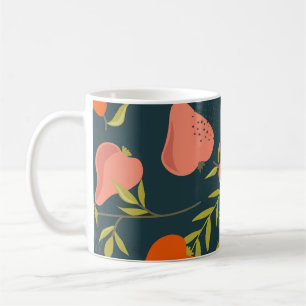 Caneca De Café Sobreposição das peras: Papel de parede colorido