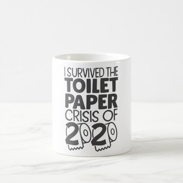 Caneca De Café Sobrevivência à Crise do Papel de Banheiro 2020 Me (Centro)