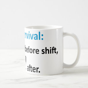 Caneca De Café Sobrevivência da enfermeira