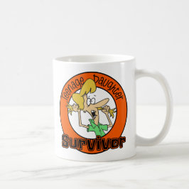 Caneca De Café Sobrevivência da Filha da adolescência