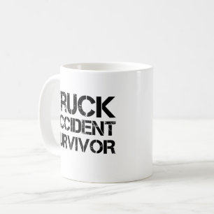 Caneca De Café Sobrevivência de Acidente de Caminhão
