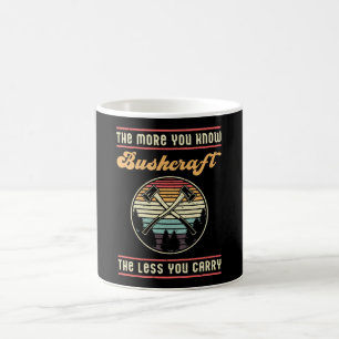 Caneca De Café Sobrevivência de Bushcraft Retro Bushcrafter Funny