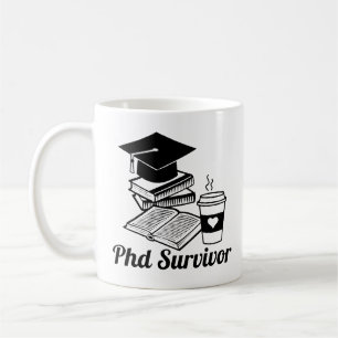 Caneca De Café Sobrevivência de Phd