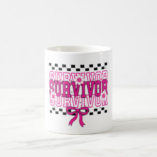 Caneca De Café Sobrevivente ao Câncer de Mama Rosa