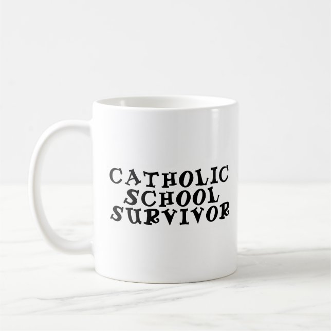 Caneca De Café sobrevivente católico da escola (Esquerda)