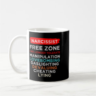 Caneca De Café Sobrevivente Consciente da Zona Narcisista Narcisi