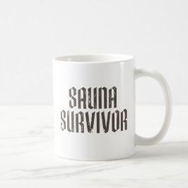 Caneca De Café Sobrevivente da Sauna 01