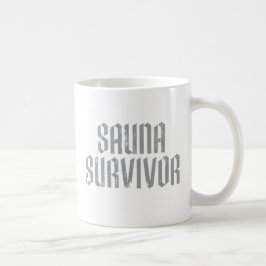 Caneca De Café Sobrevivente da Sauna 06