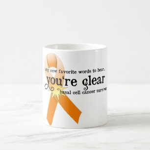 Caneca De Café Sobrevivente de câncer D5 da pele:: Você é clar