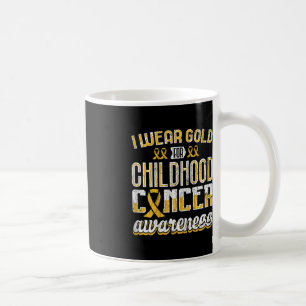 Caneca De Café Sobrevivente de câncer de infância eu Visto a Dour